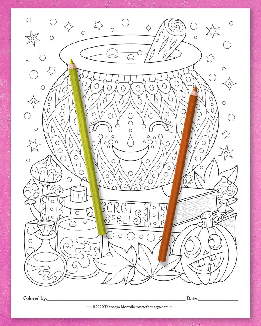 Halloween Coloring Pages product image (7)