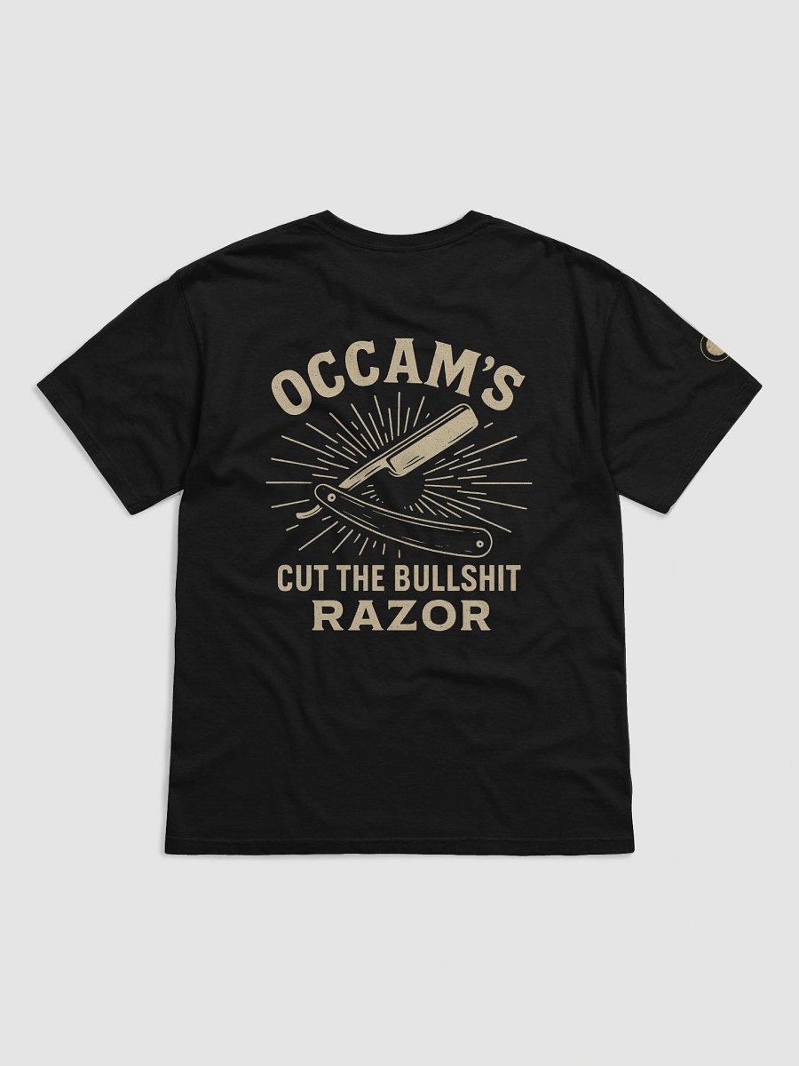 Occam’s Razor – Cut the Bullshit Relaxed Tee product image (68)