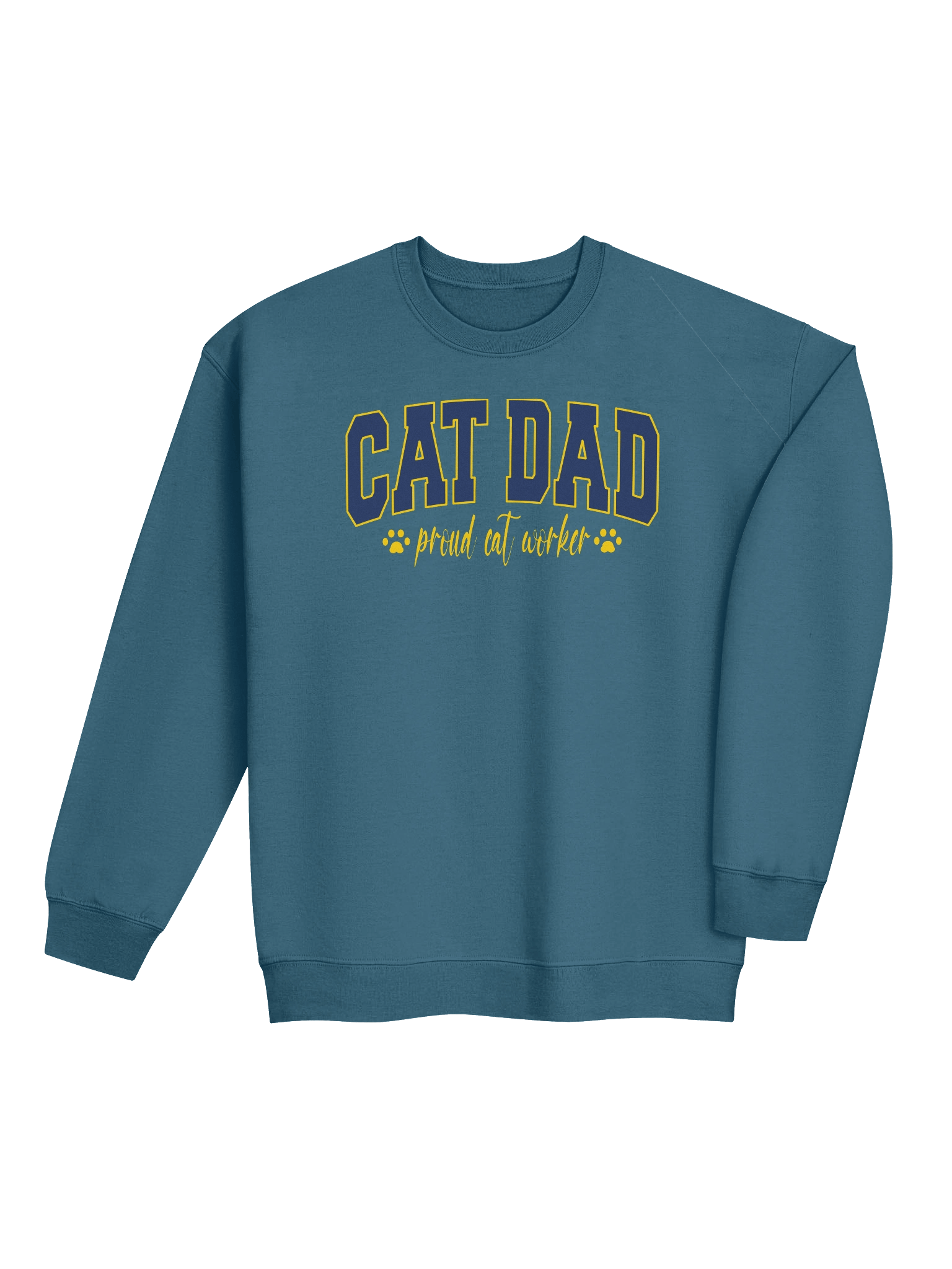 Cat Dad (Proud Cat Worker) - Unisex Adult Sweatshirt product image (4)