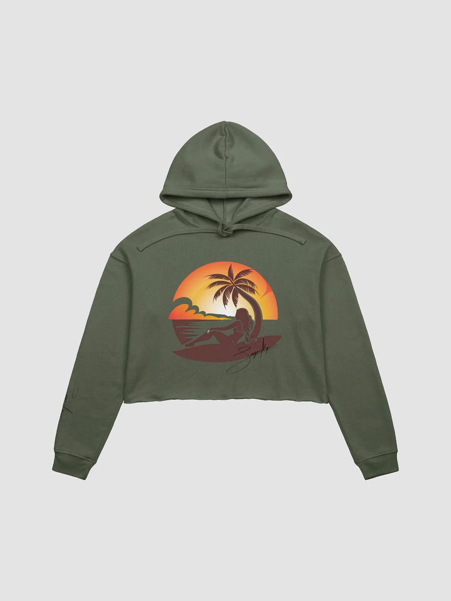 Sunset Surfer Crop Hoodie product image (1)