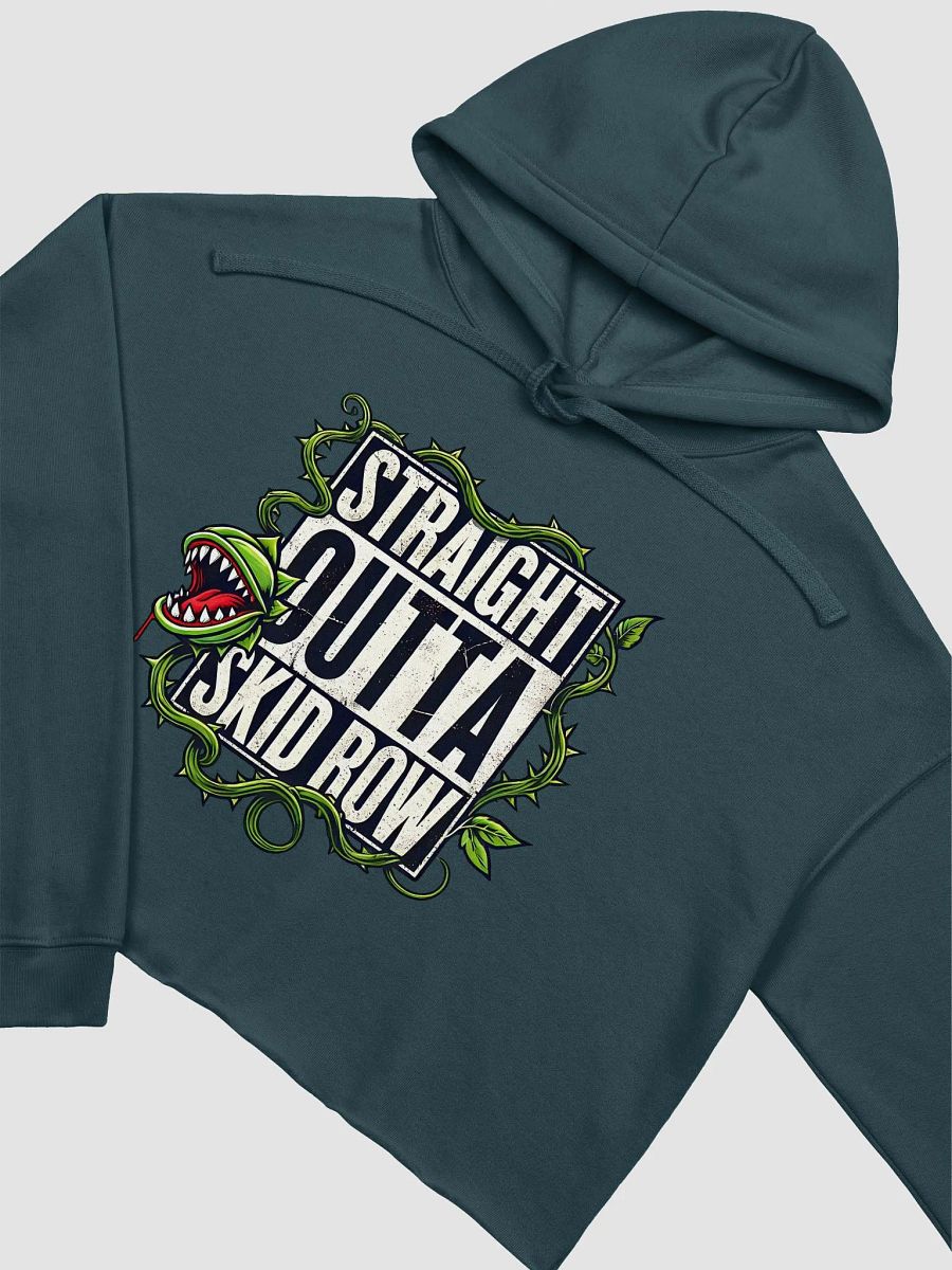 Straight Outta Skid Row Little Shop of Horrors Fleece Hoodie – Women's Cropped Broadway Hoodie product image (3)