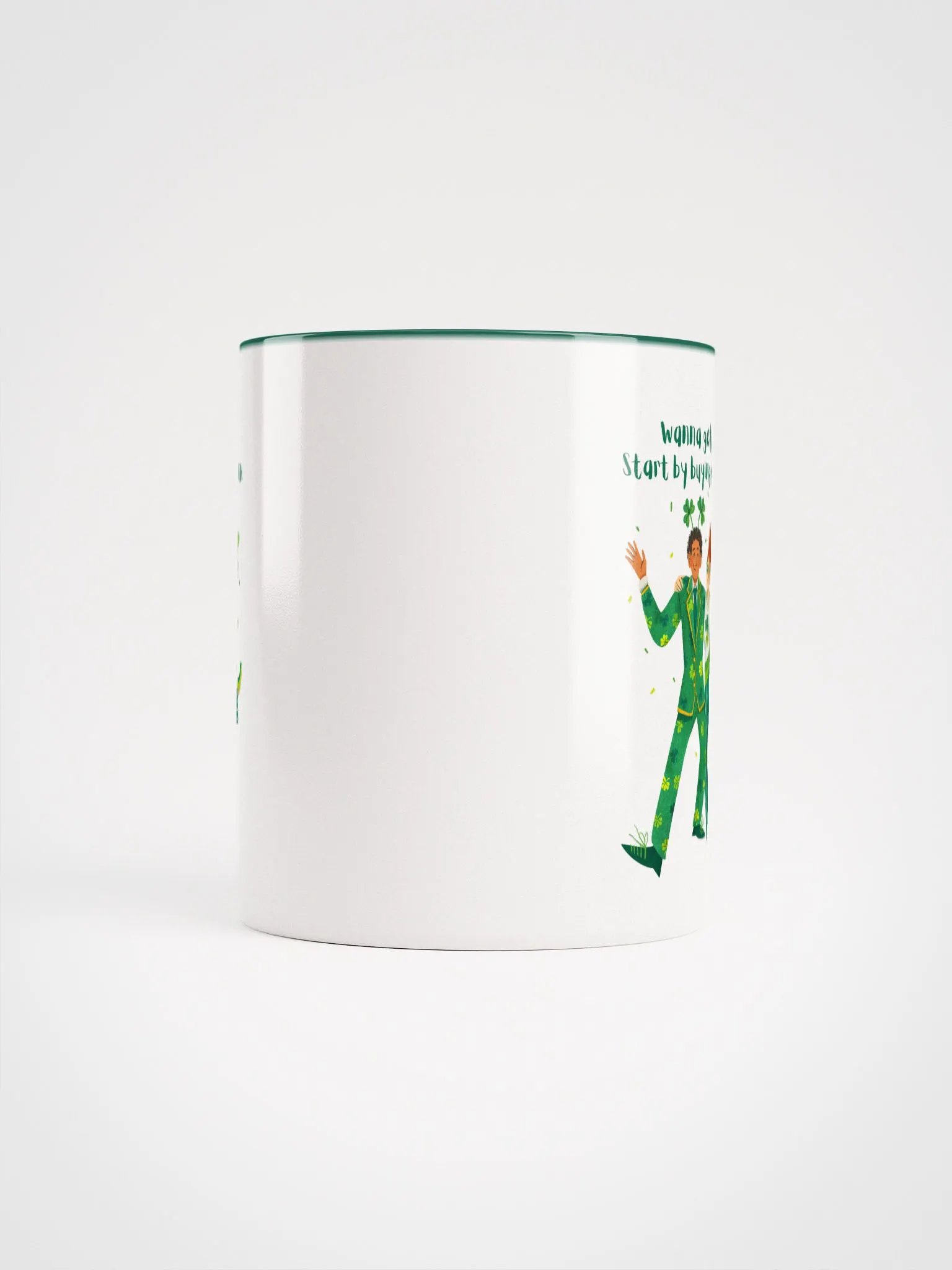 Wanna Get Lucky with St Patricks Day Ceramic Mug product image (10)