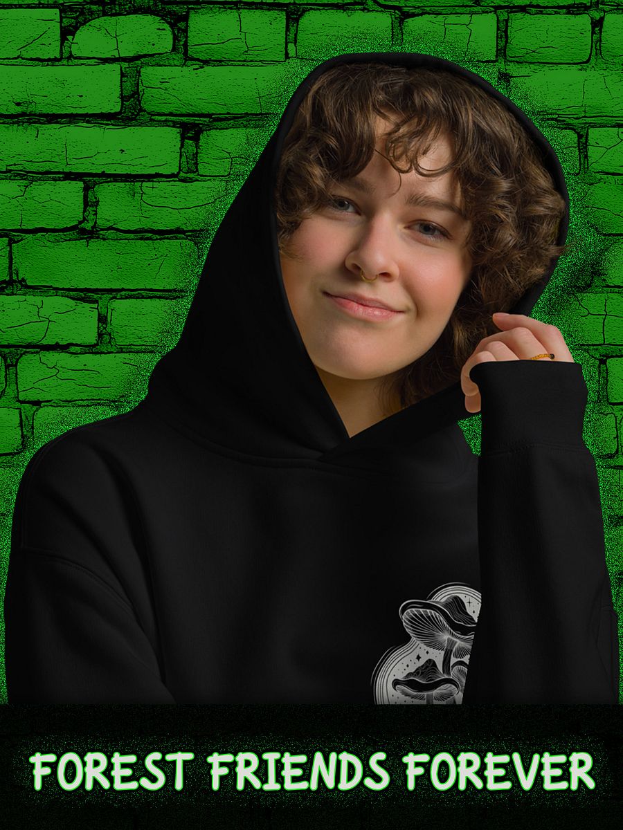 FOREST FRIENDS FOREVER Unisex Premium Oversized Hoodie product image (3)