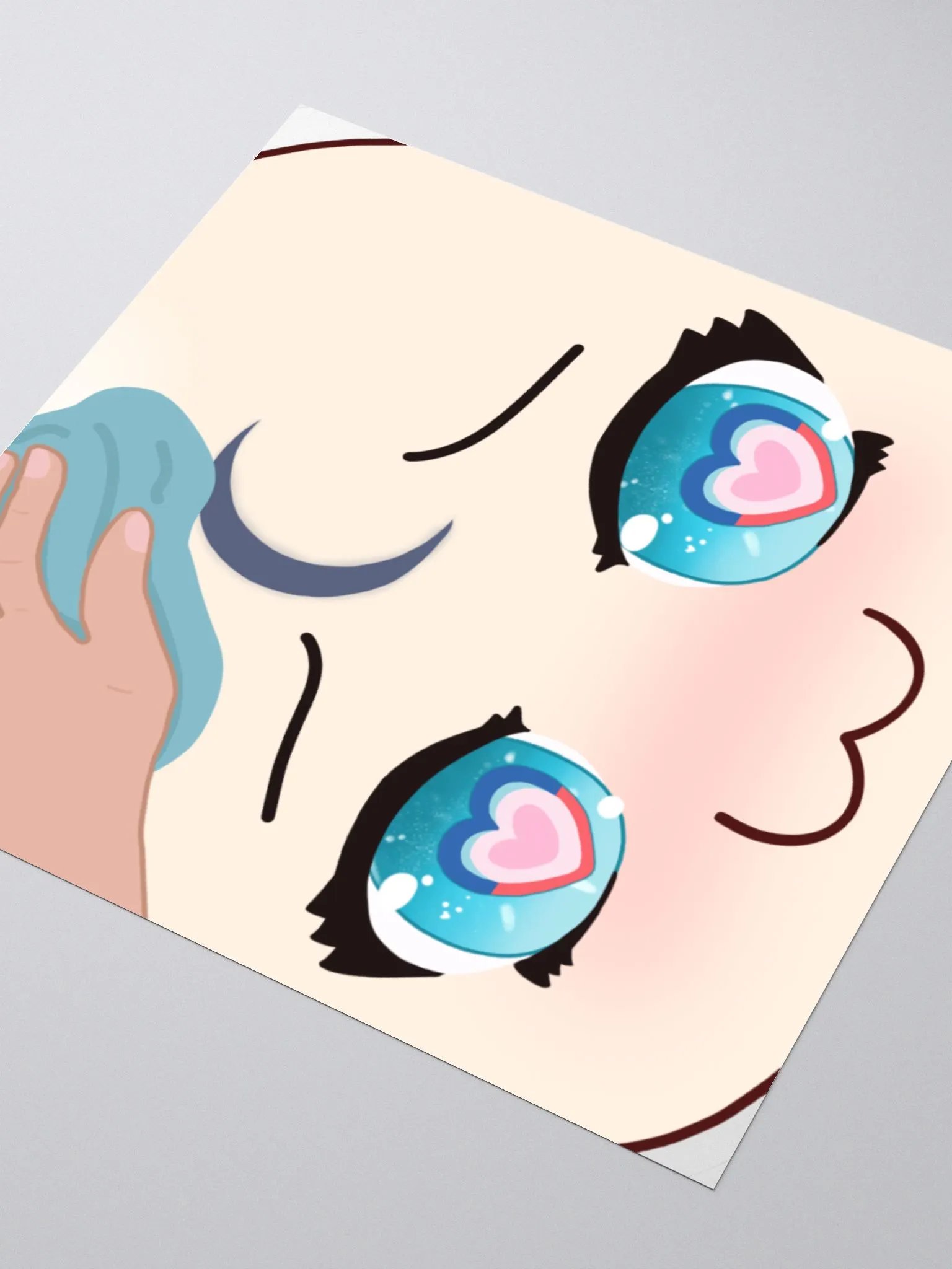 oh no im being polished sticker product image (8)