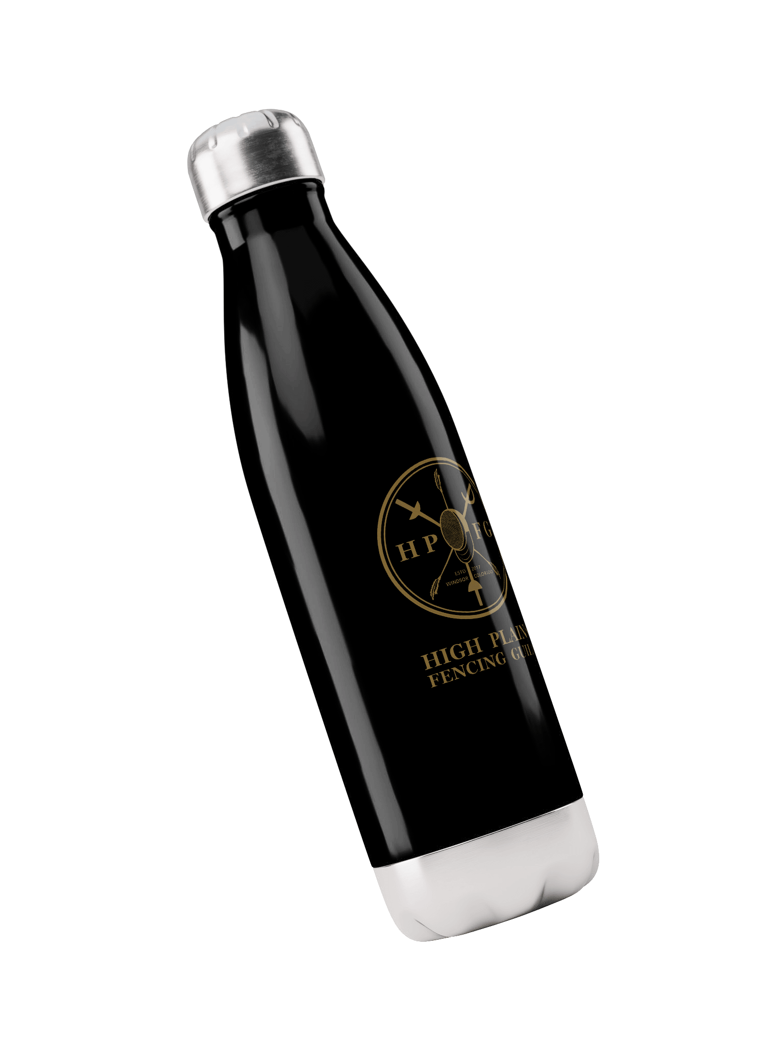 High Plains Fencing Club Stainless Steel Water Bottle product image (8)