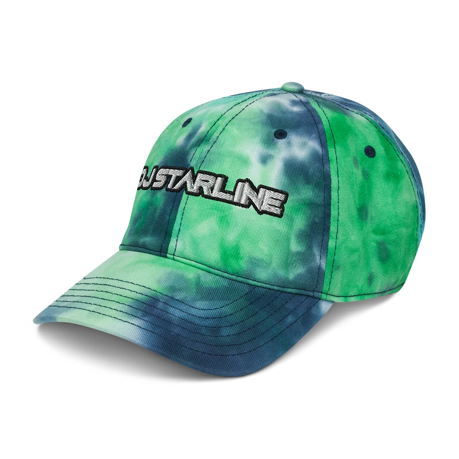 Nebula Tie-Dye Dad Hat with Starline Logo product image (7)