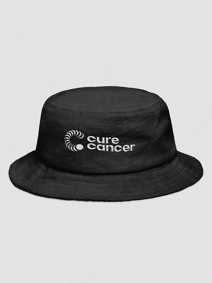 Cure Cancer | Terry Cloth Bucket Hat - Black product image (1)