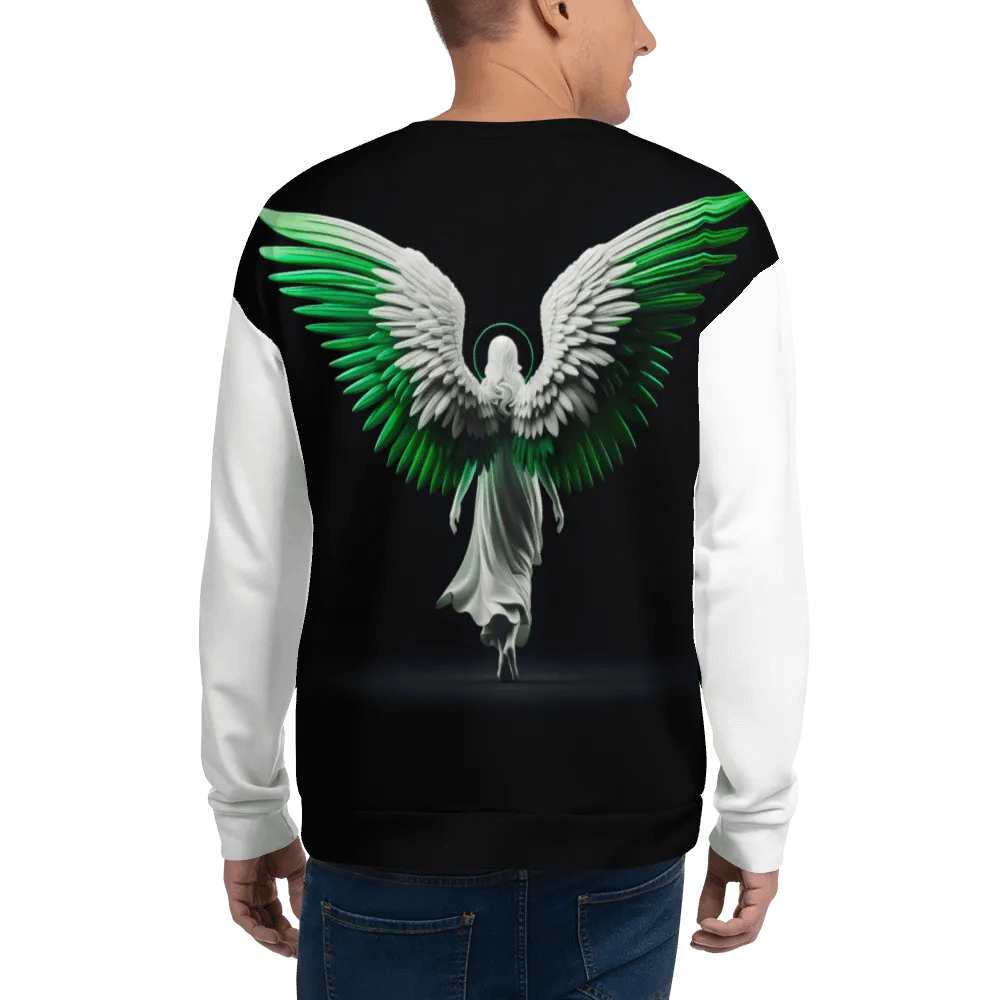 Angel and Cross - All-Over Unisex Sweatshirt #4 product image (4)