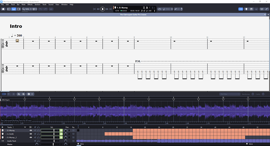 The Clairvoyant PDF TAB + Backing Track MP3 product image (2)