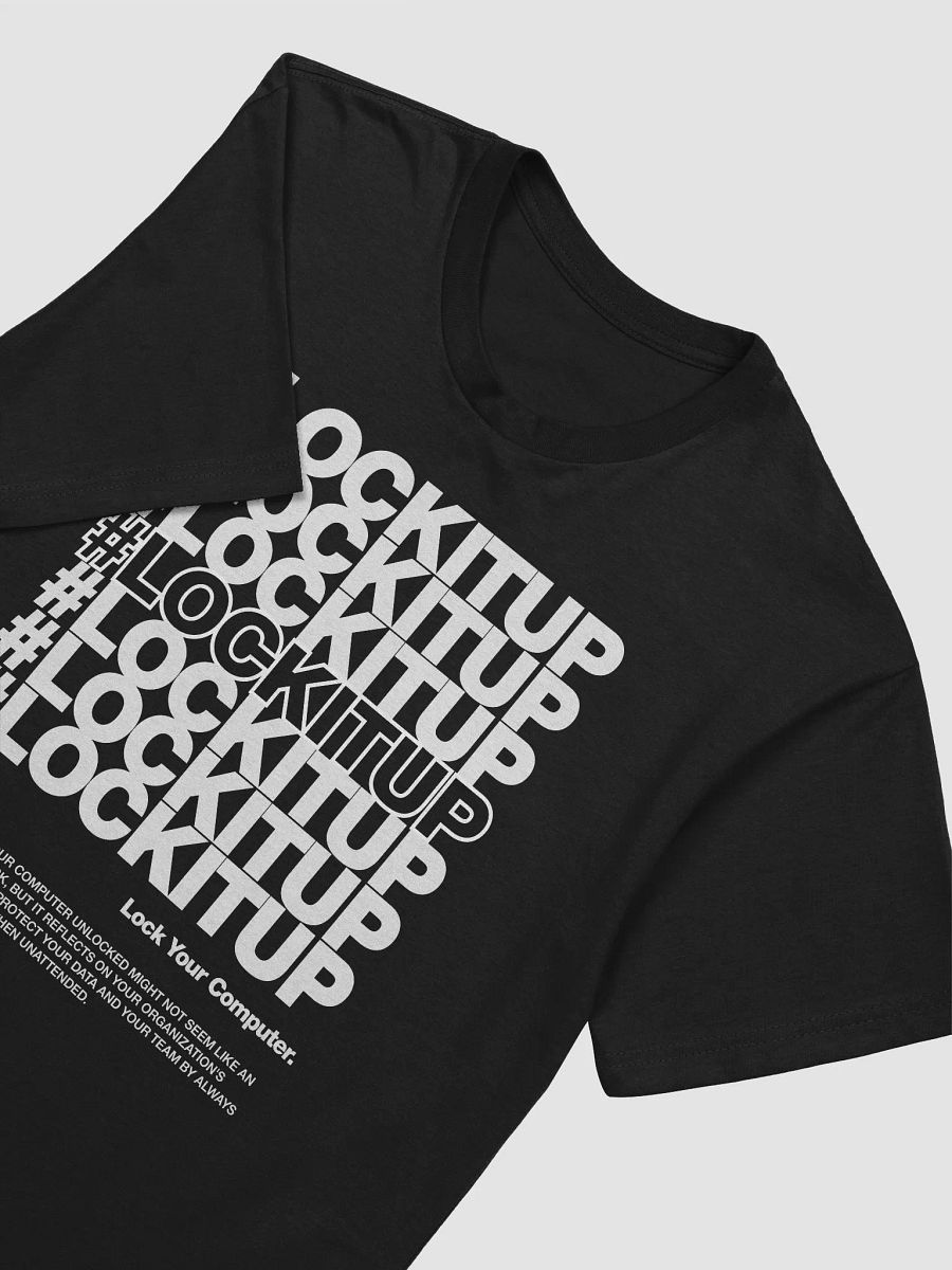 #LOCKITUP B&W - Cotton Ringspun Tee product image (3)