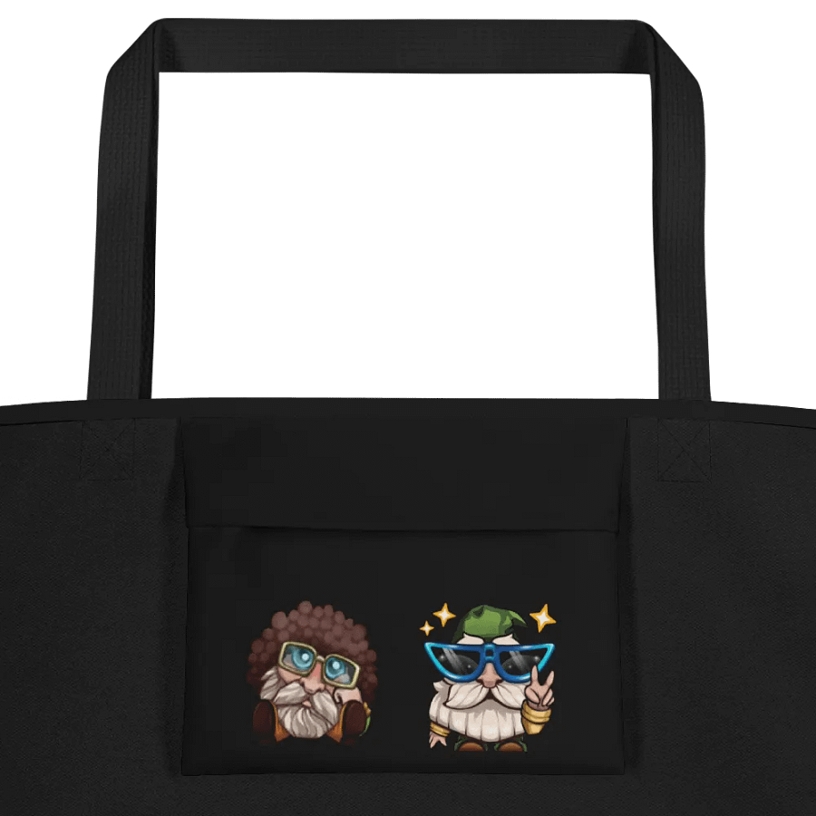 "I came, I saw, I crafted" - Trappers Lodge Shopping Tote in Black product image (3)