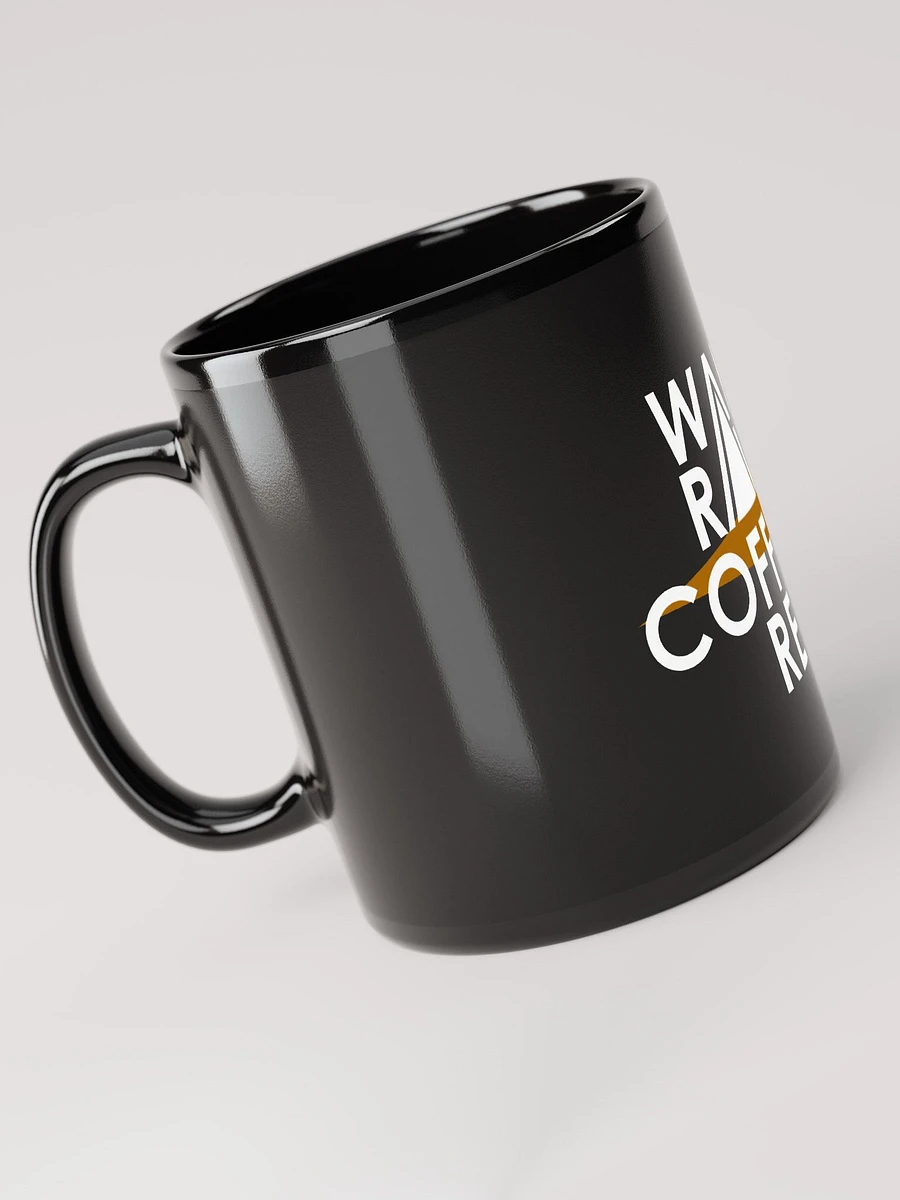 Glossy Black Ceramic Mug for Ravers product image (2)