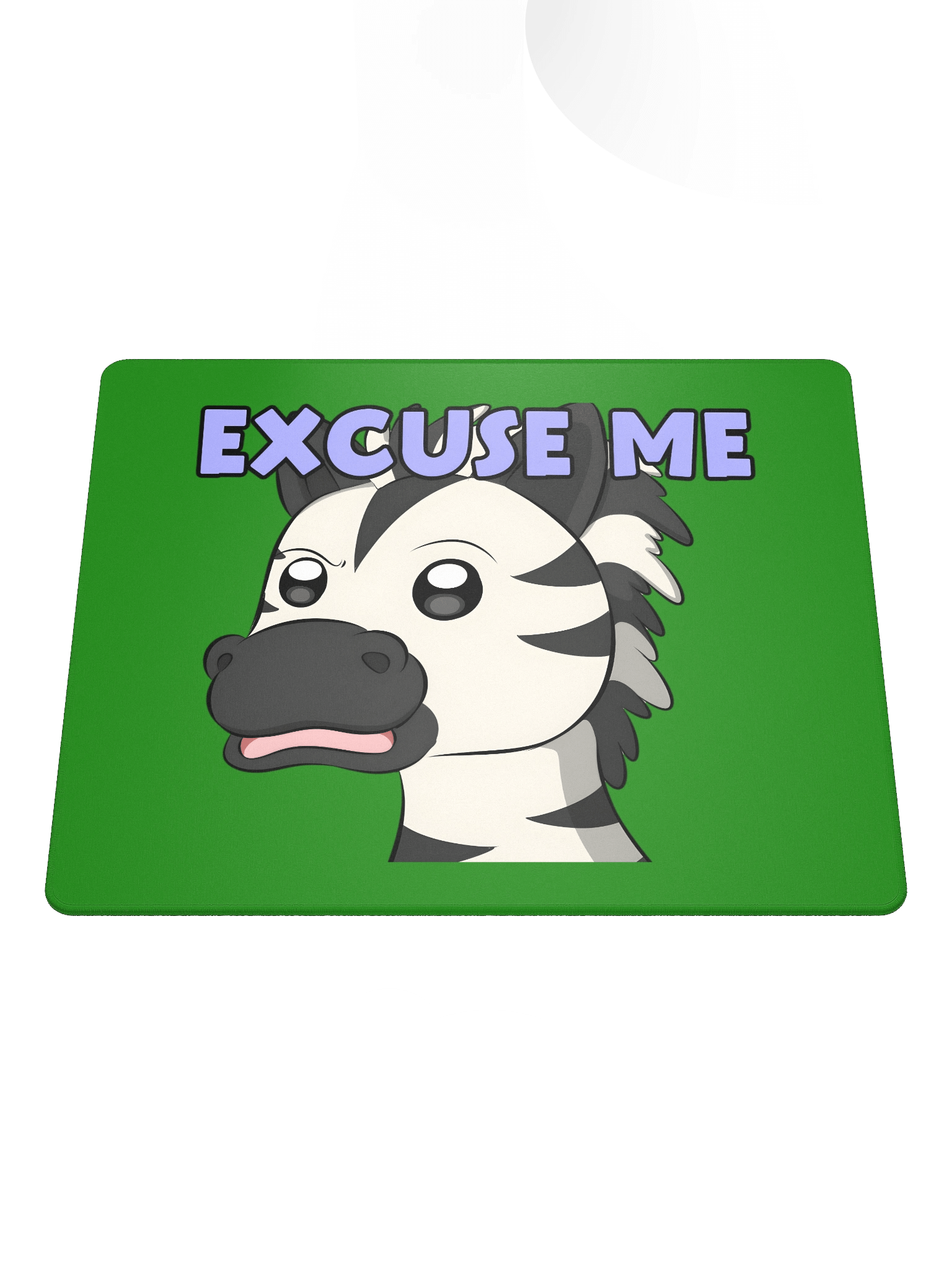Excuse Me Zebra Gaming Mouse Pad product image (1)