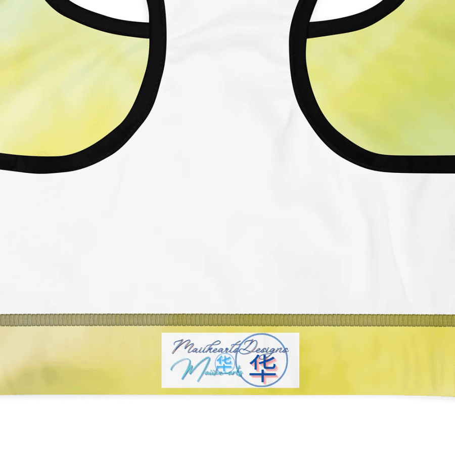 Blur cloud rainbow Design Sports Bra - V8 product image (4)