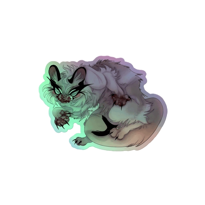 Holographic Sticker || Snowfur product image (2)