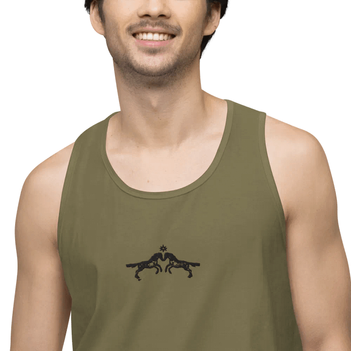 Prancing Horses Tank Top embroidered product image (2)