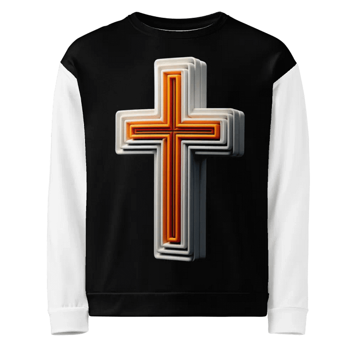 Angel and Cross - All-Over Unisex Sweatshirt #2 product image (1)