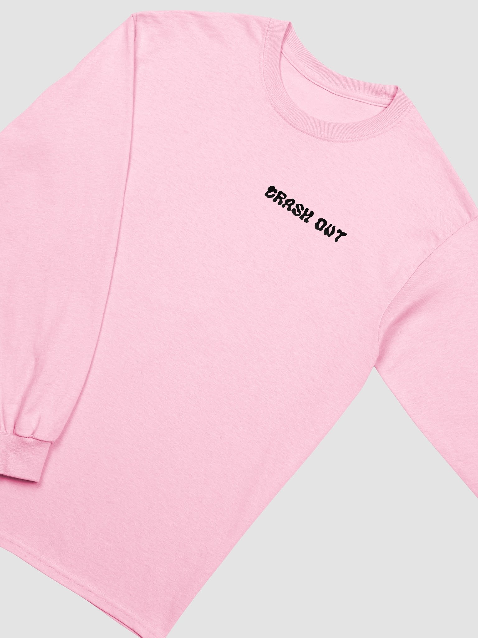 CRASH OUT LONG TEE (BLACK) product image (4)