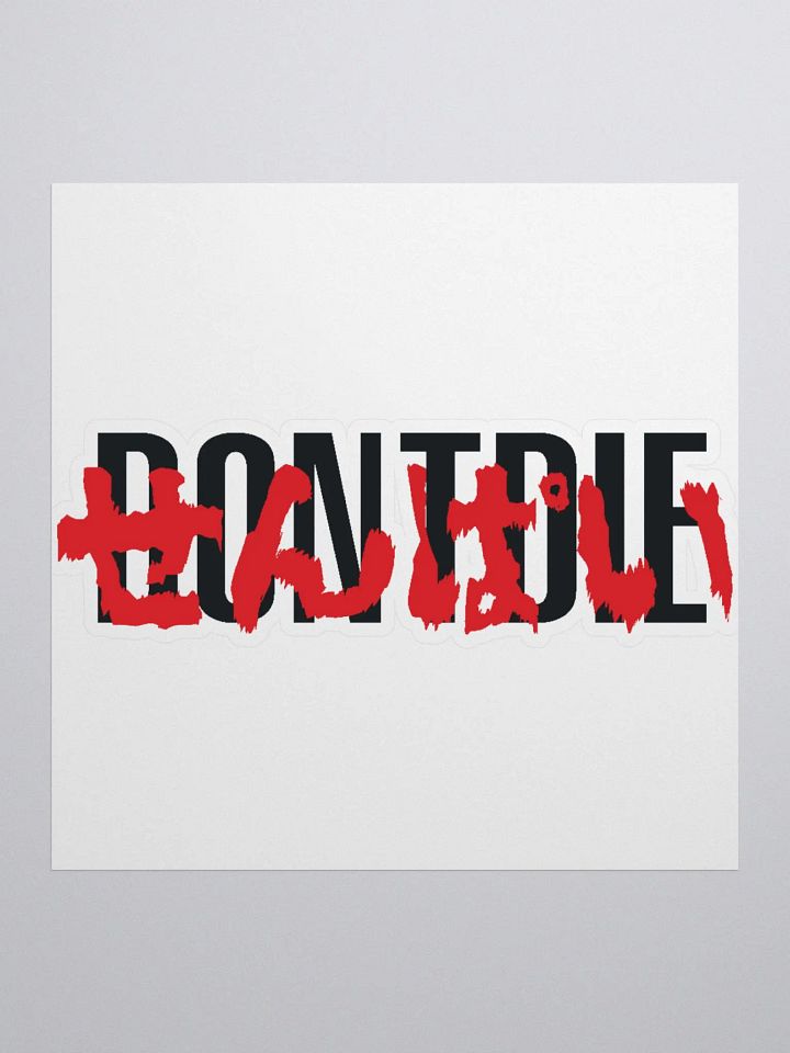 DontDie Romaji Sticker product image (1)