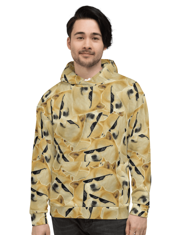 $DOGE Full Printed Unisex Hoodie product image (2)