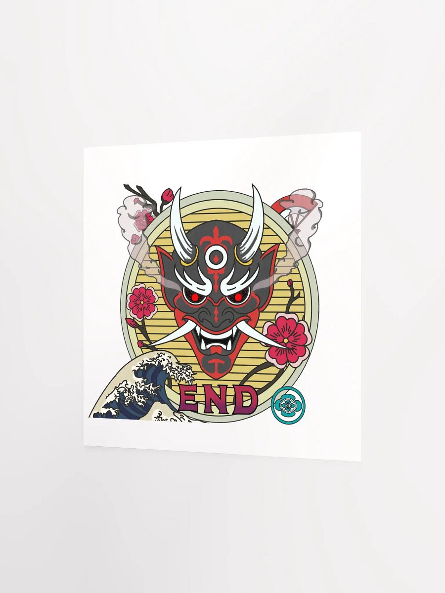Demon Mask Zen Enhanced Matte Poster product image (7)