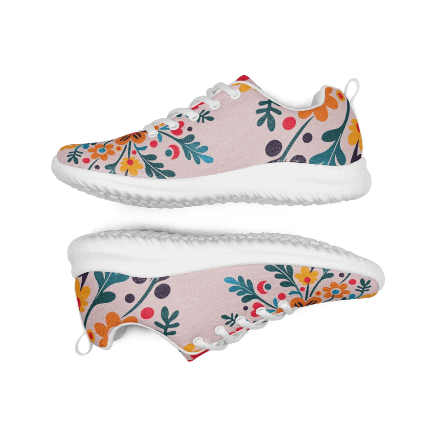 Quiet Mind Floral Athletic Shoes product image (12)