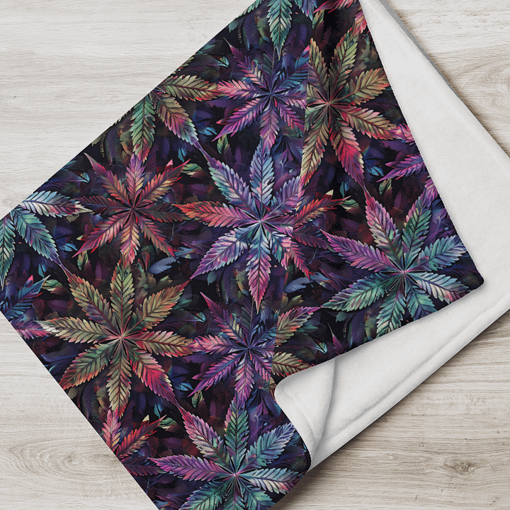Cannabis - Jewel of the Night - Design | Throw Blanket product image (2)