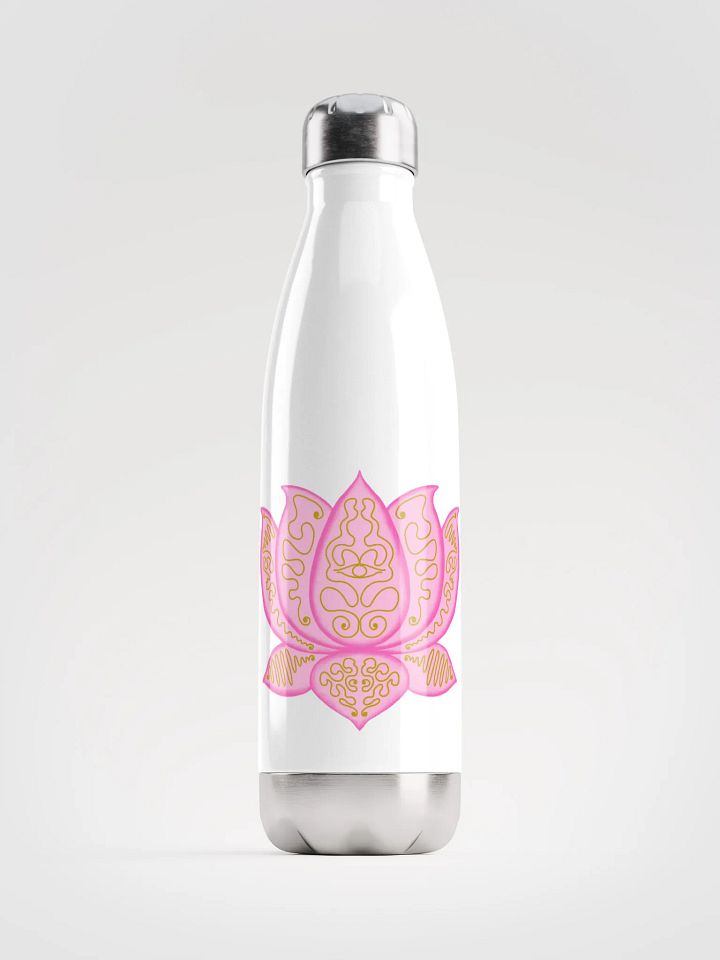 Golden Lotus Stainless Steel Water Bottle product image (1)