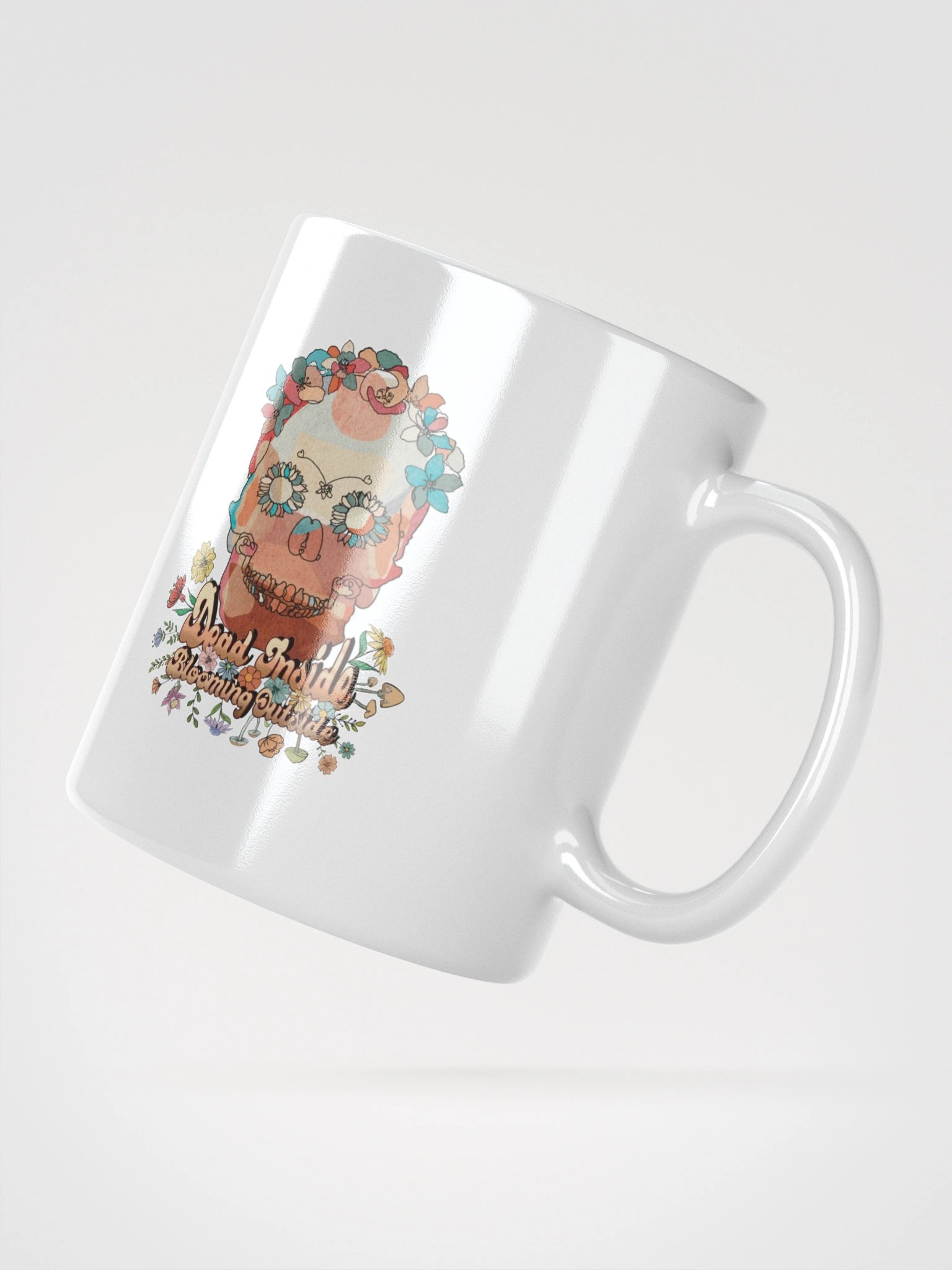 Dead Inside Blooming Outside - Ceramic Mug product image (4)