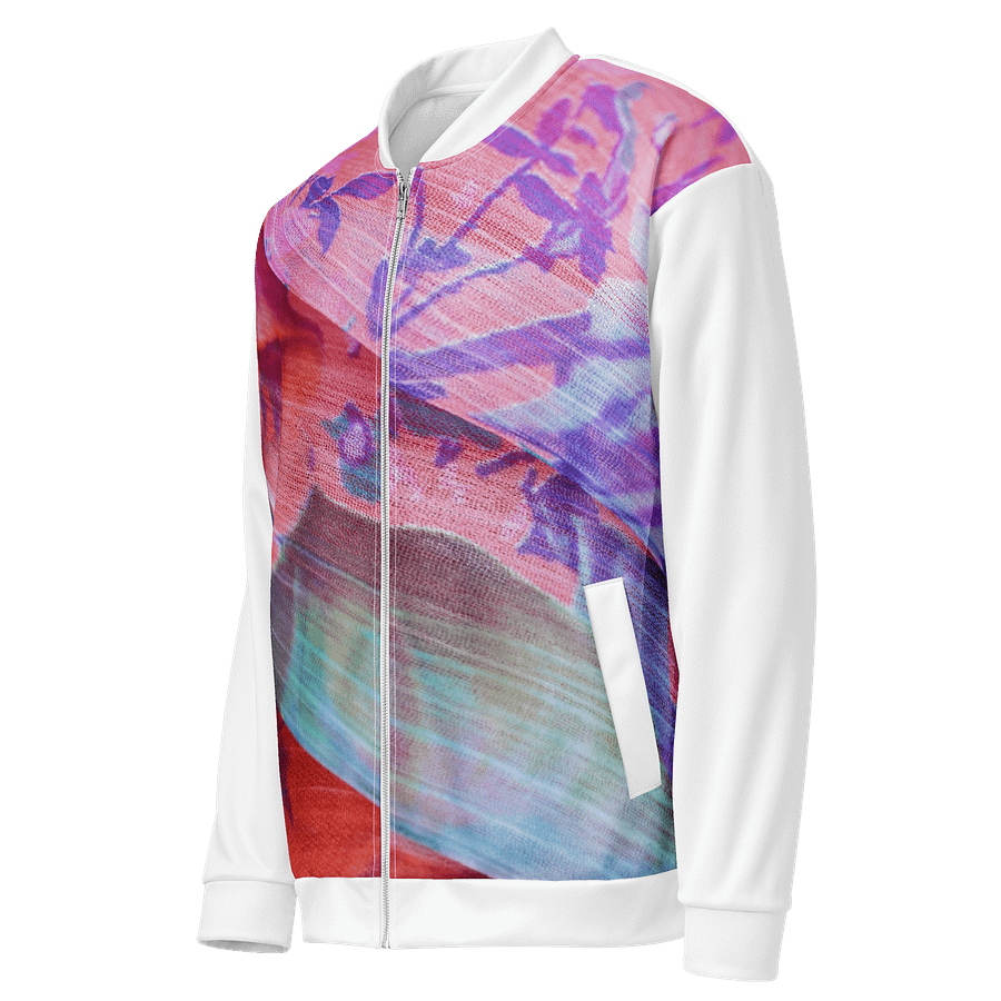 Paradise Breeze White All-Over Print Bomber Jacket product image (3)