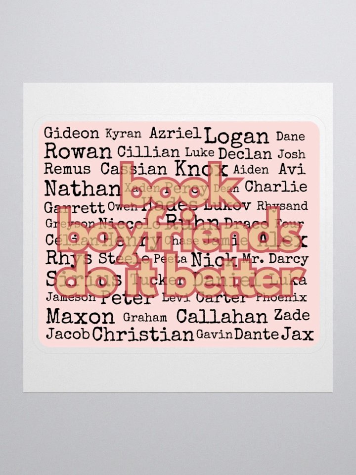Book Boyfriends - Sticker product image (1)