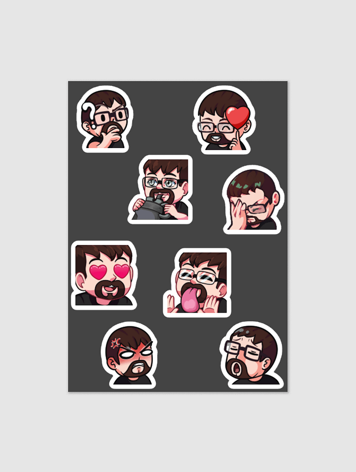Human Emote Sticker Sheet product image (1)
