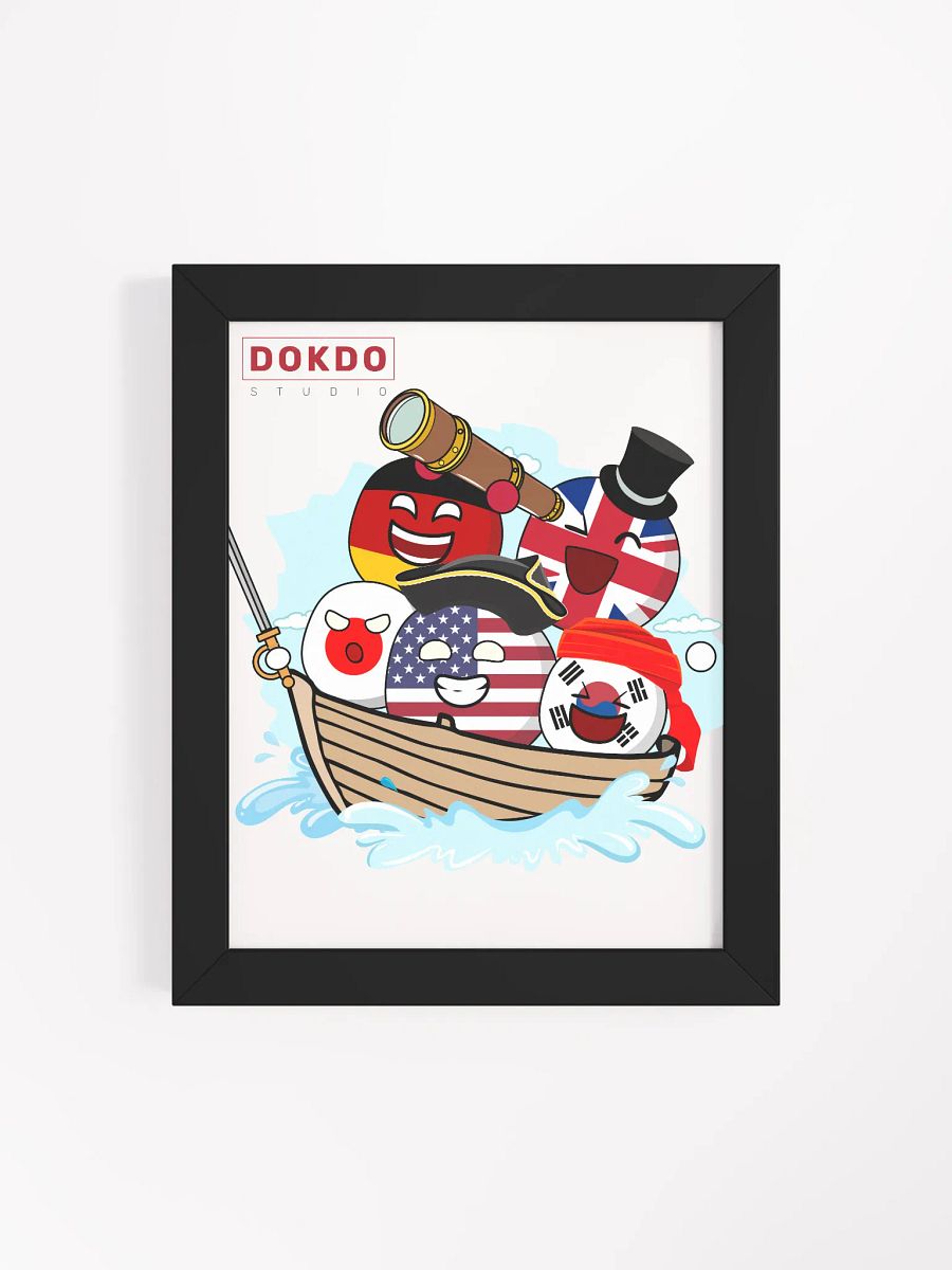Countryball Framed High-Quality Matte Poster (in) product image (114)