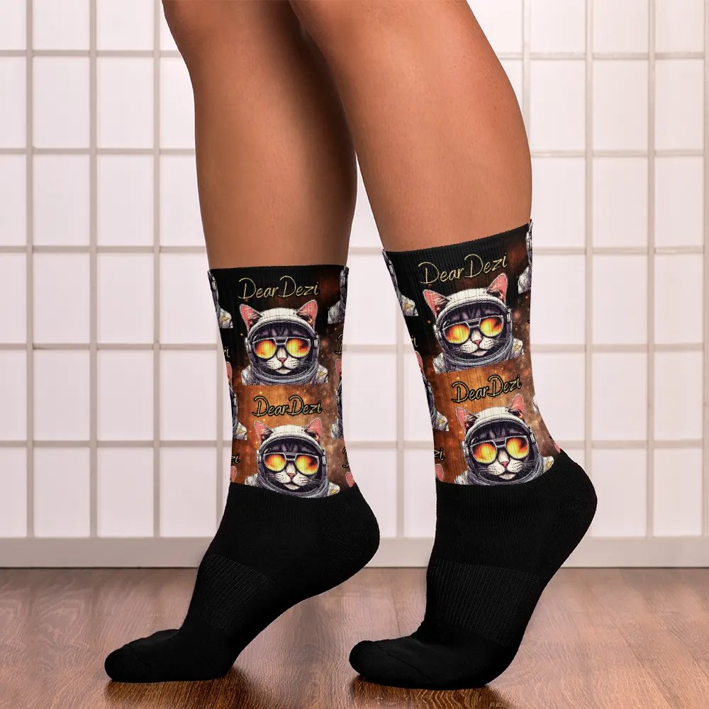 Cosmocat Gamer Socks - in Meowrange product image (1)