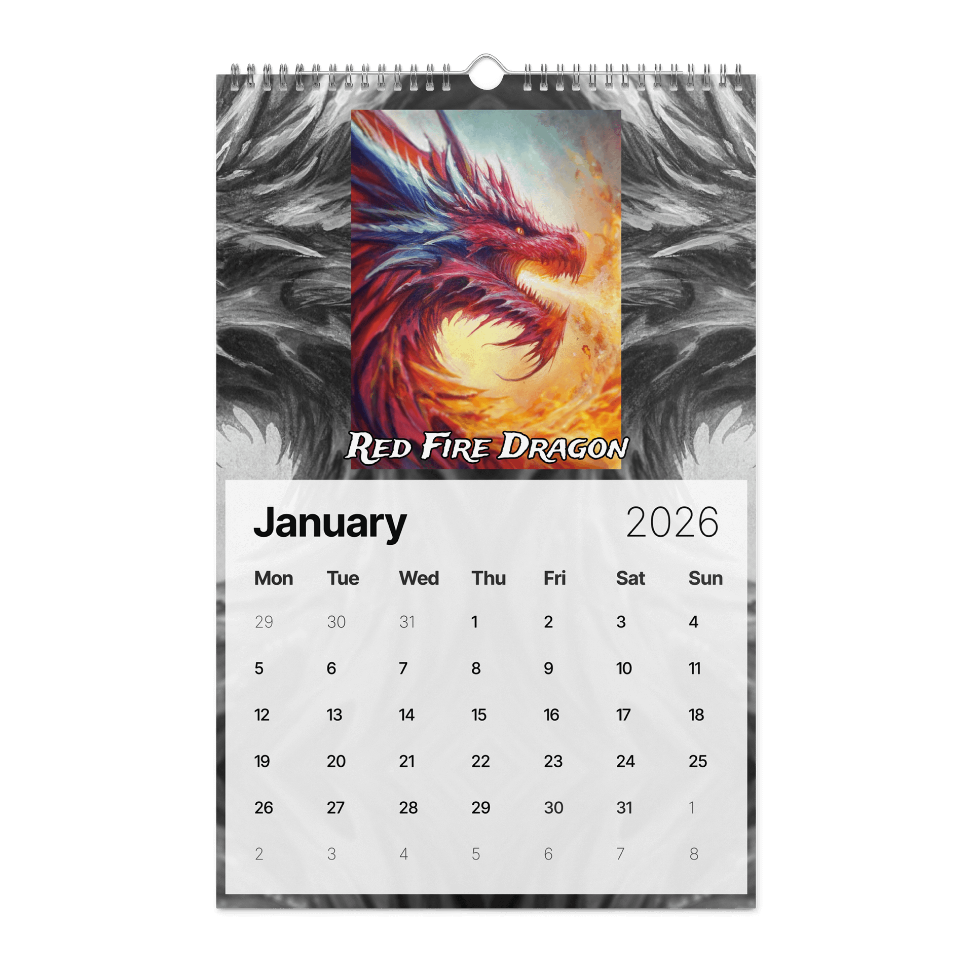 ELFSAR's 2026 Dragon Calendar product image (10)