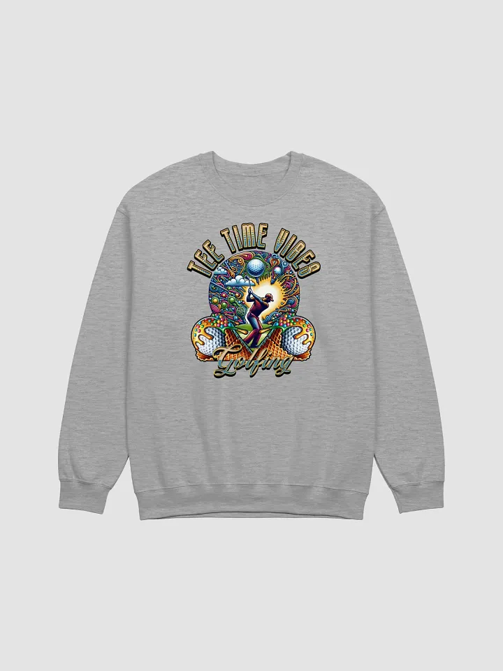 Tee Time Vibes Golfing Sunburst Crewneck Sweatshirt product image (16)