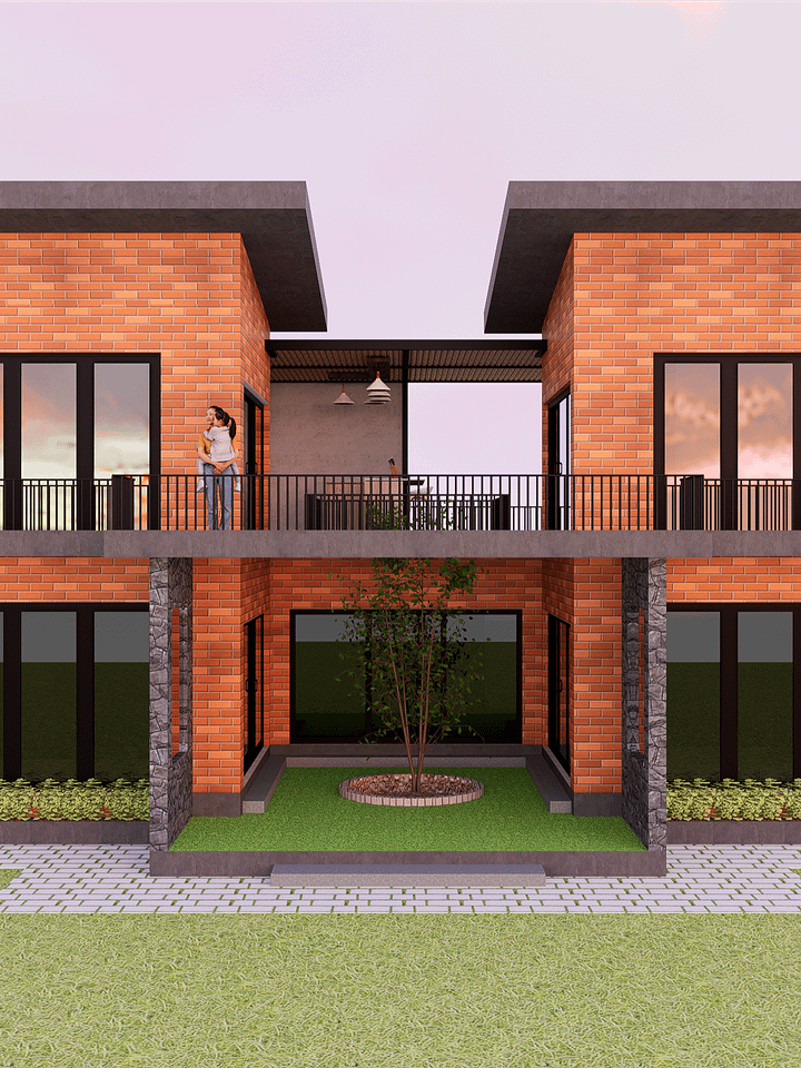2 STOREY 3BHK COURTYARD HOUSE product image (2)