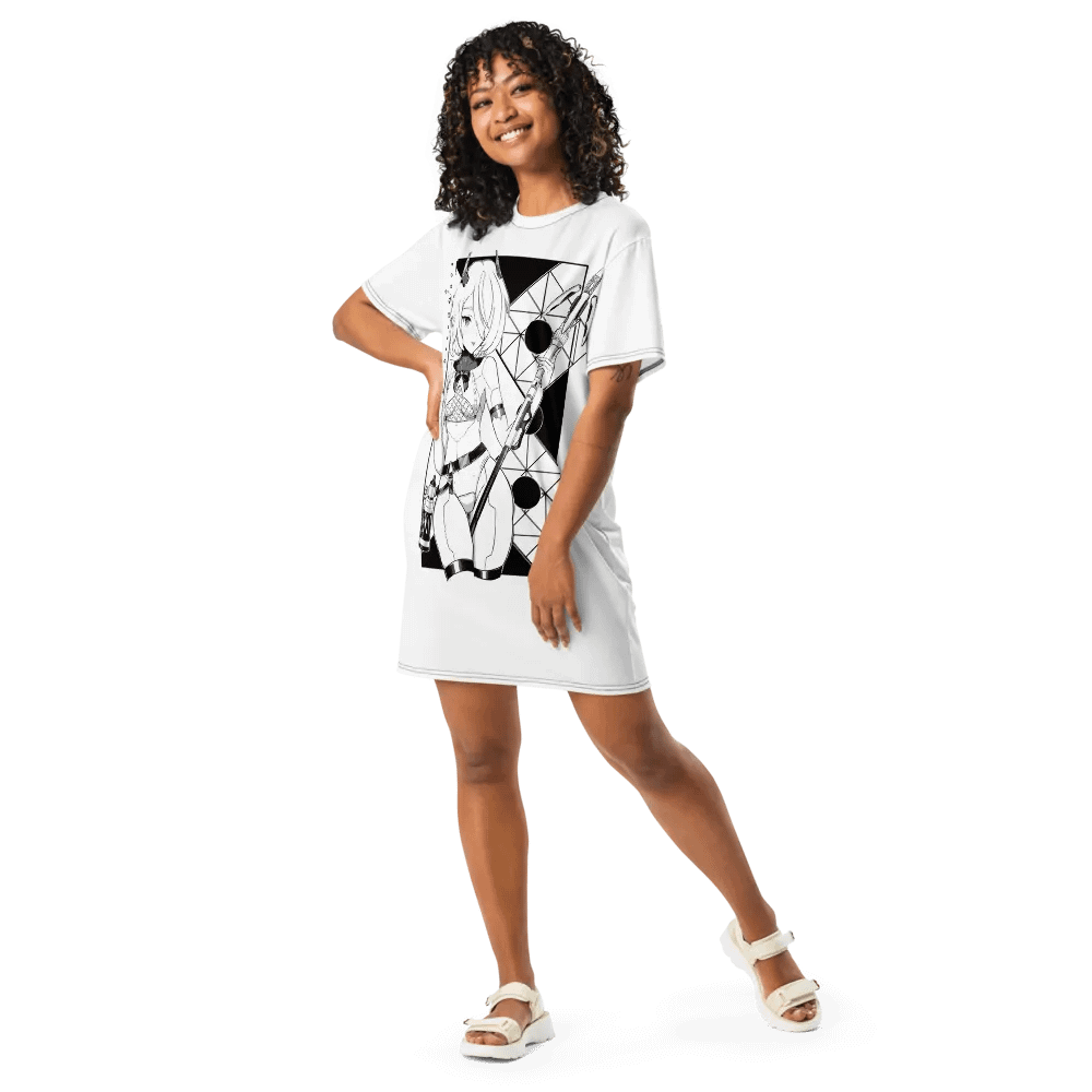 Sassy Cassini Anime T-Shirt Dress product image (9)