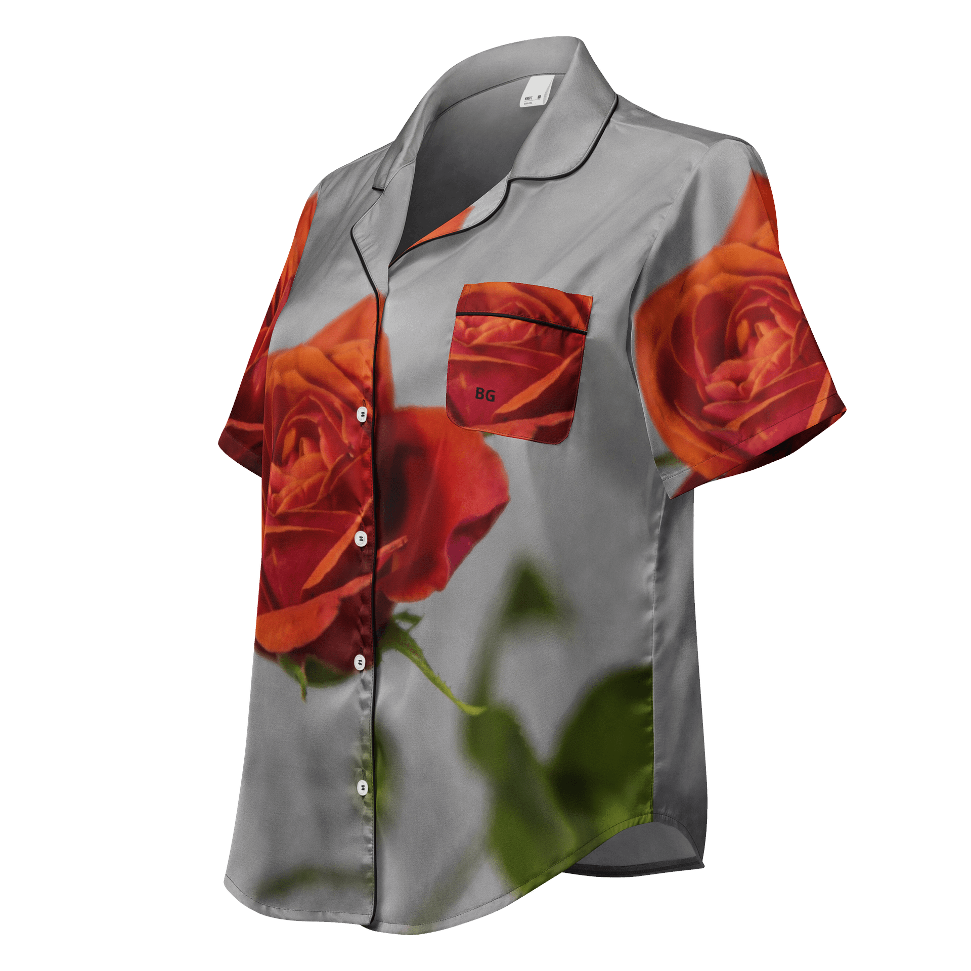 'Love Me' Silky Pyjama Top product image (1)