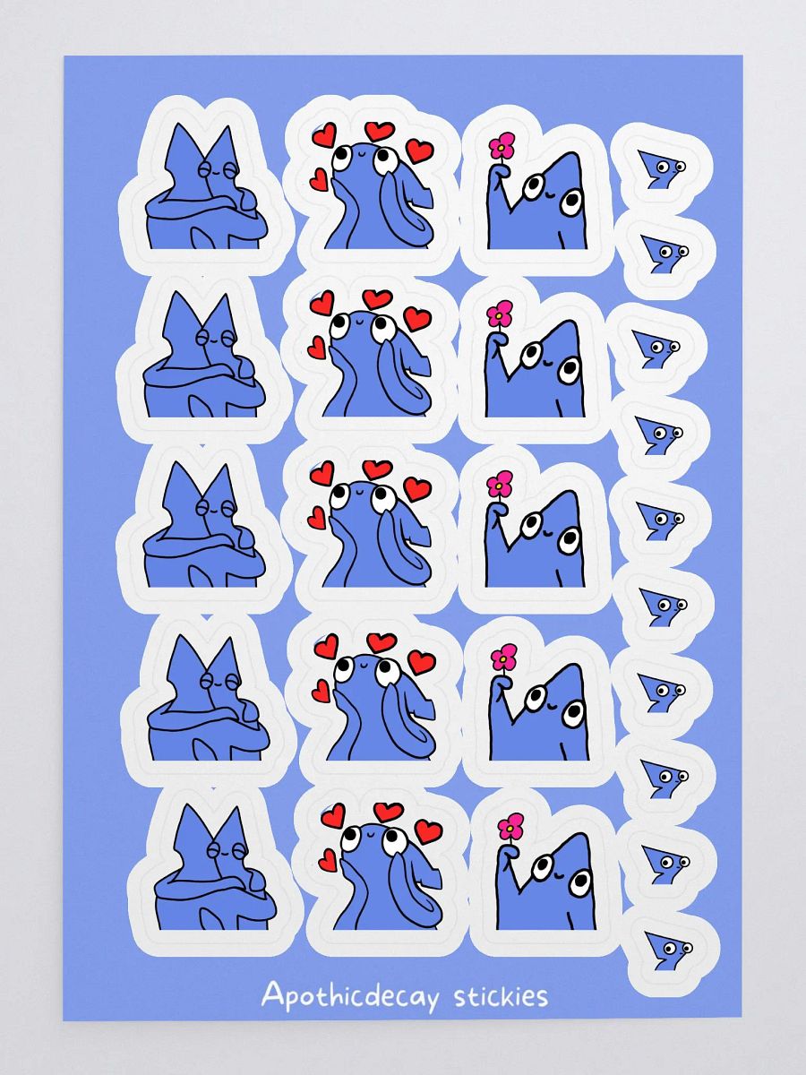 Apothicdecay Sticker Sheet twiced product image (3)