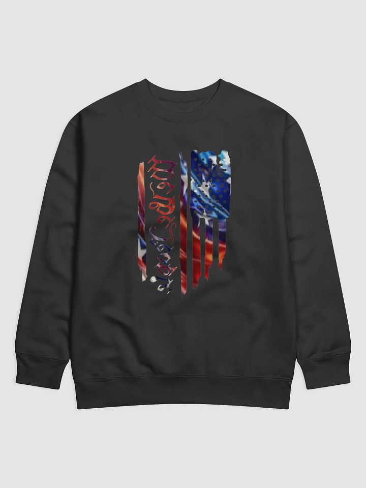 Patriotic Distressed Flag Sweatshirt product image (1)