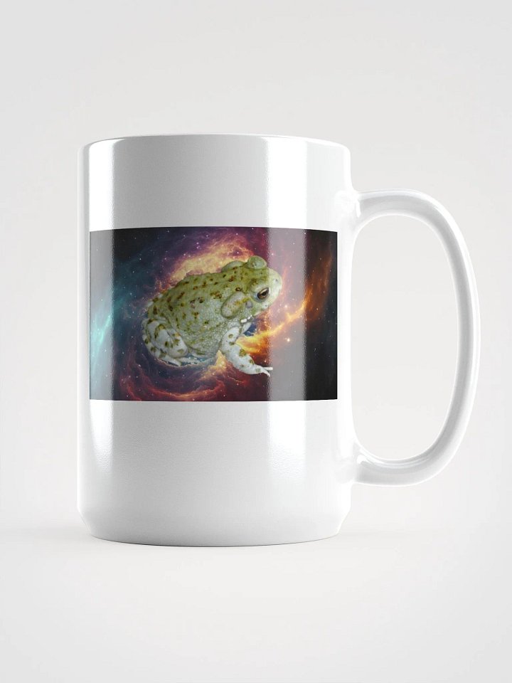 Nebula Bufo Alvarius Magic Toad White Glossy Mug product image (1)