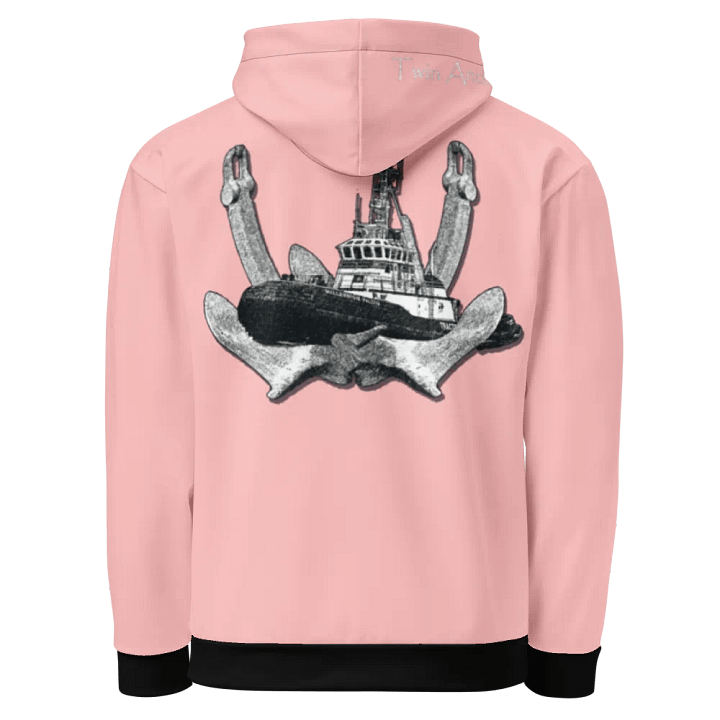 Pink Twin Anchor Marco tug Hoodie product image (1)