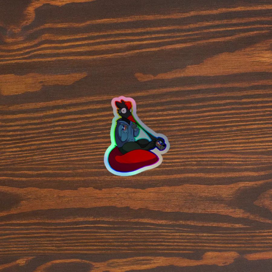 Peanut Butter Stretch Holographic Sticker product image (5)
