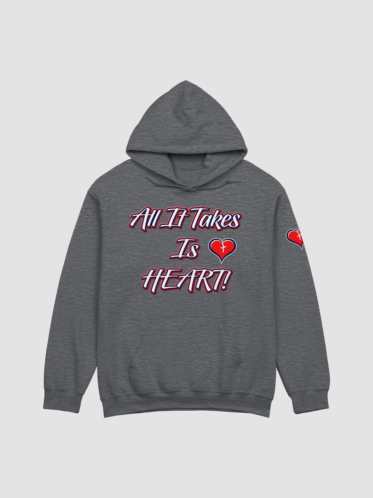Novelty All It Takes Is Heart Hoodie product image (8)