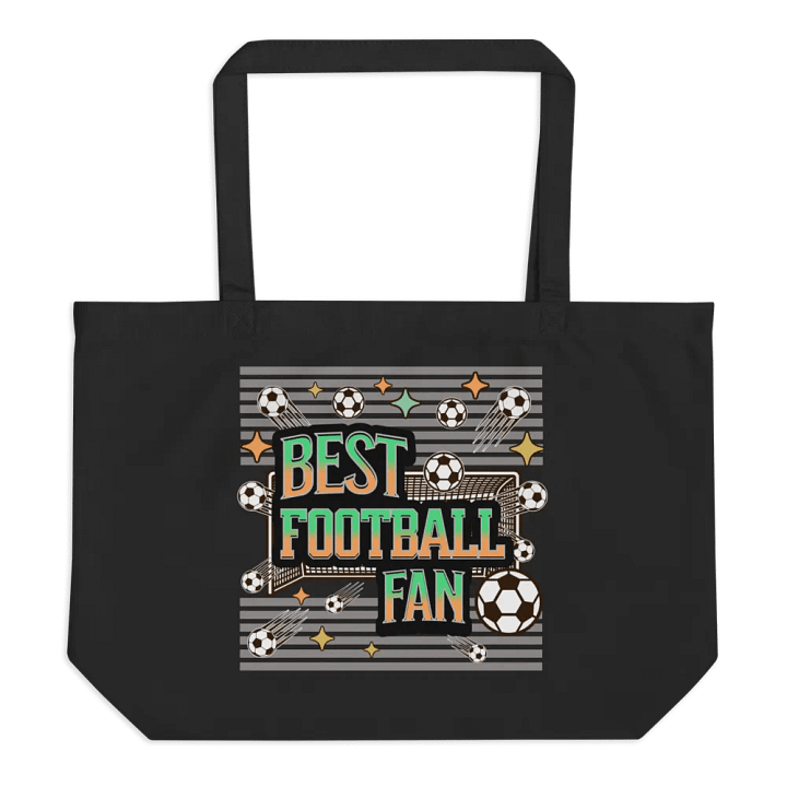 Best Football Fan Fanatic Organic Tote Bag product image (1)