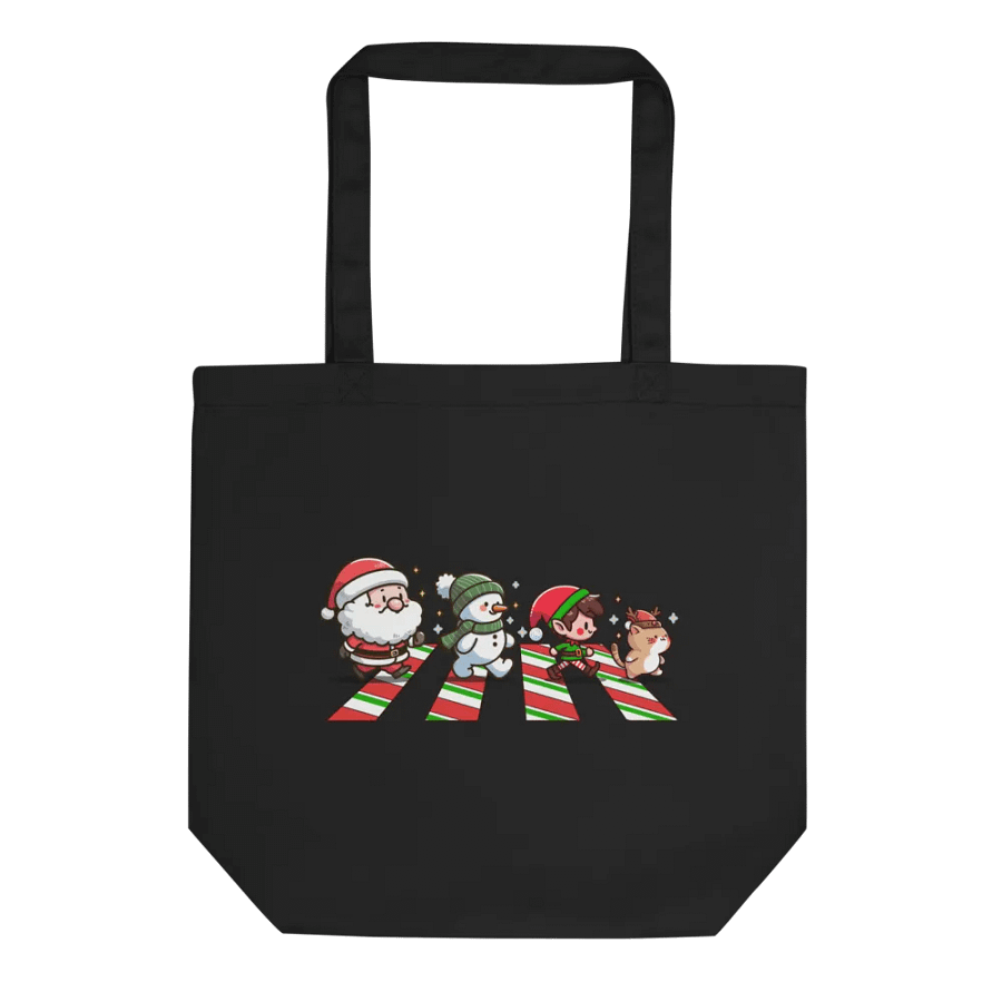 Santa gang crosswalk - organic tote bag product image (2)