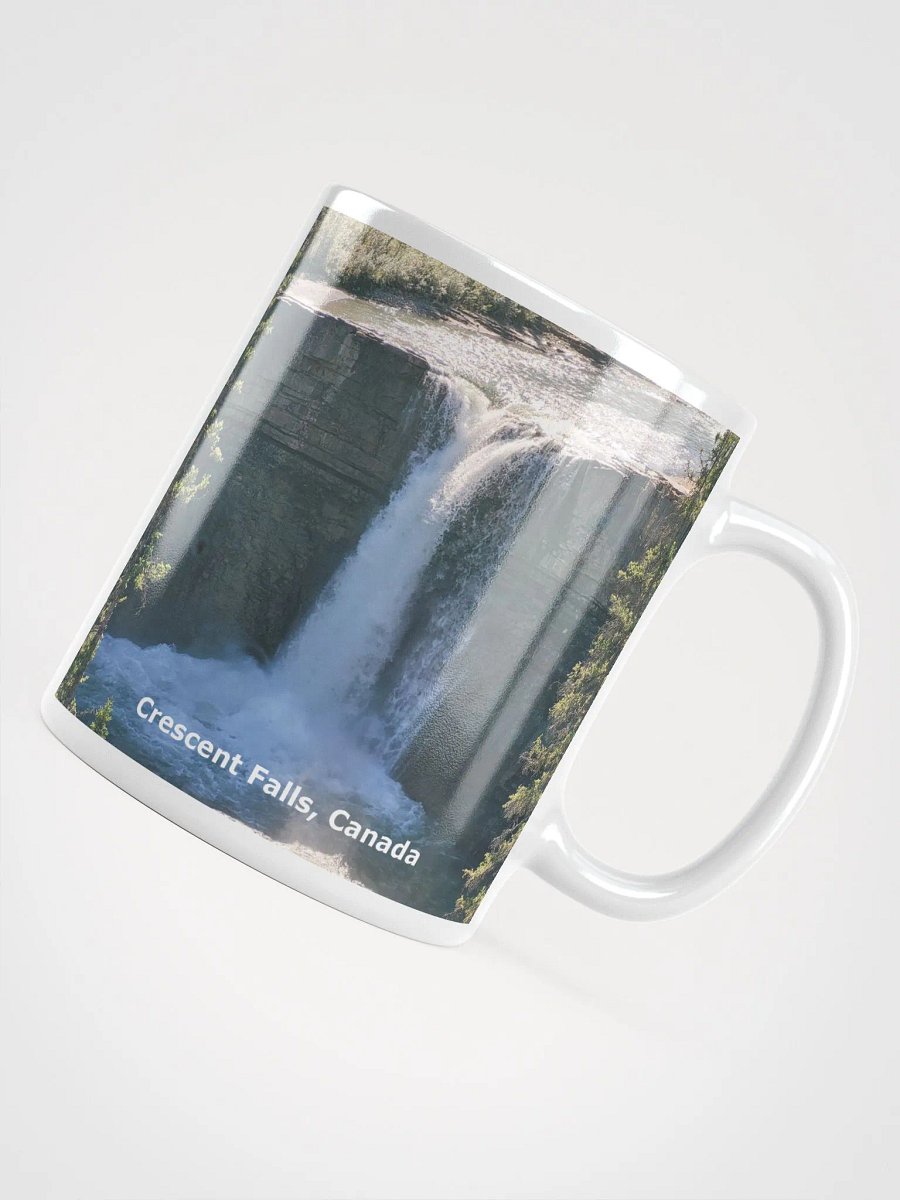 White Glossy Mug - Crescent Falls product image (4)
