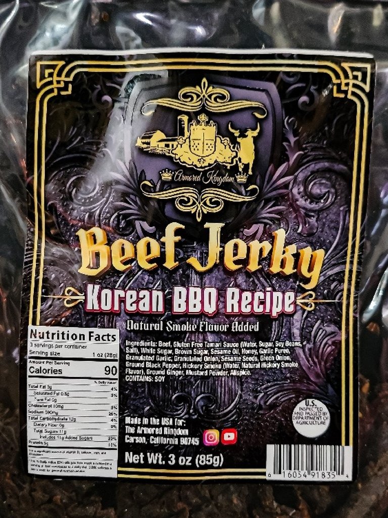The Armored Kingdom Korean BBQ Recipe Jerky product image (2)