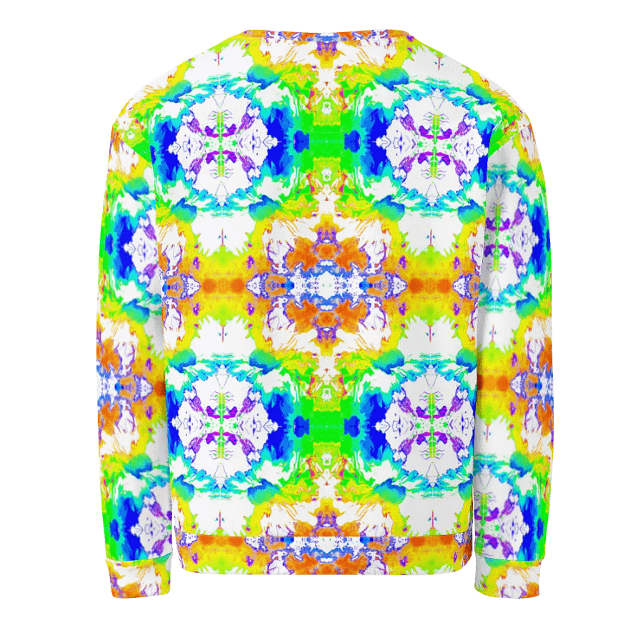 Abstract Vibrant Melting Daisy Flower Unisex Sweatshirt product image (6)